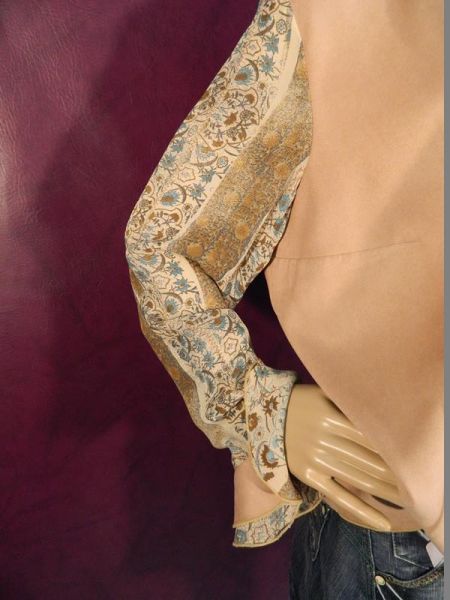 C&A Bluse, Braun, Gr. 48