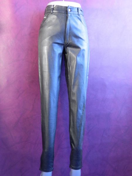 Kunstleder-Hose Gr. 34