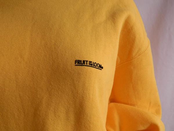 Fruit Of The Loom Pullover Gelb, Gr. XL