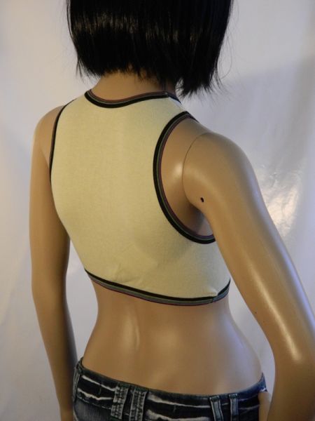 Bauchfreies Top Bustier Gr. 36