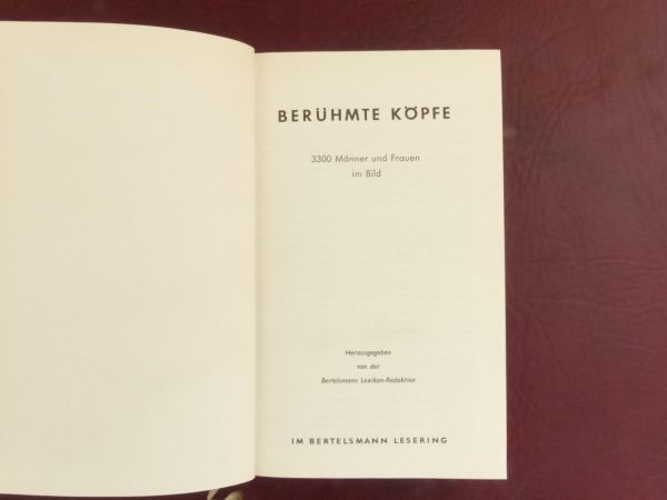 Bertelsmann Lexikon-Redaktion, Berühmte Köpfe
