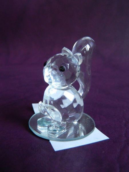 Kristall-Figur Eichhörnchen
