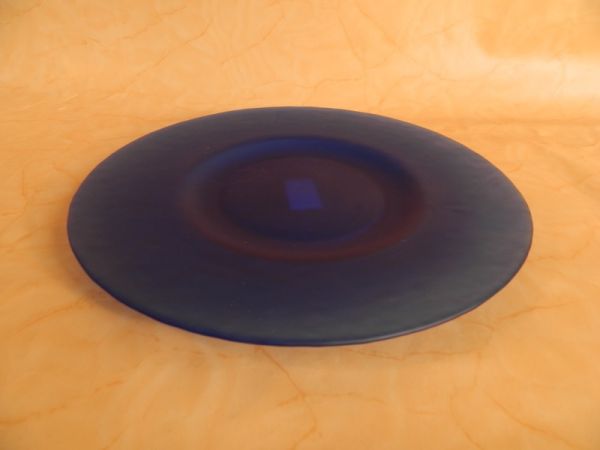 Deko-Glasplatte kobaltblau