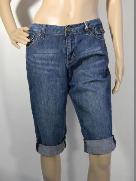 Outfit Fashion Jeansshorts Blau, Gr. 40