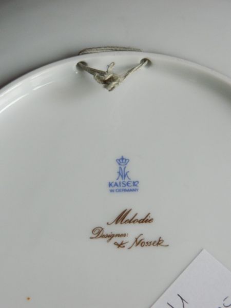 Wandteller Nr. 12, KAISER - Melodie