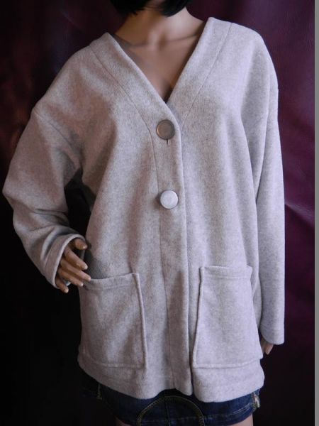 Casual Wear Jacke Grau, Gr. 40/42