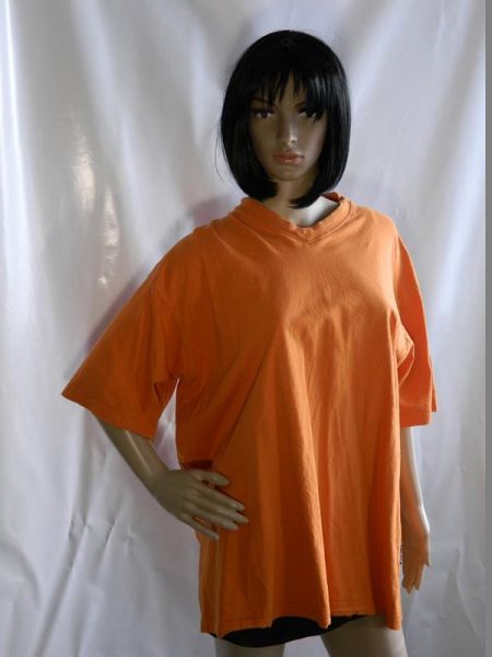 Drifter T-Shirt Orange mit V-Ausschnitt Gr. XXL