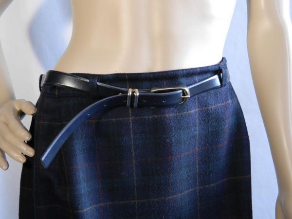 YSS Rock Schwarz Kariert mit schwarzem Gürtel, Gr. 48