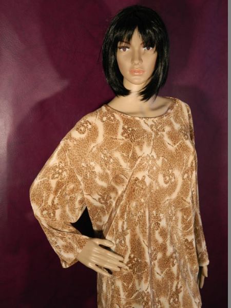 Surprise Shirt Braun Leoparden-Muster Gr. 48/50