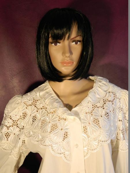 Country Line Bluse Landhaus Creme Gr. 42