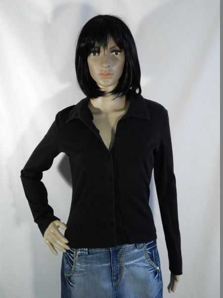 S. Oliver Hemd Schwarz Gr. S