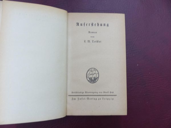 L.R. Tolstois, Meisterromane, Band 1-7