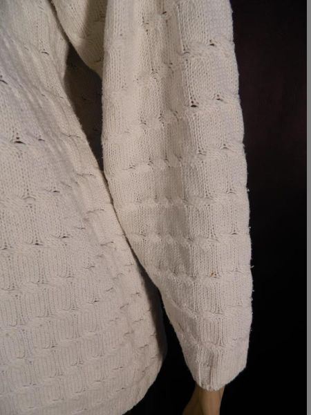 Strickpullover Weiss Gr. 42