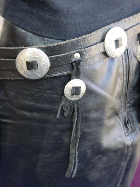 Ledergürtel 105 cm lang