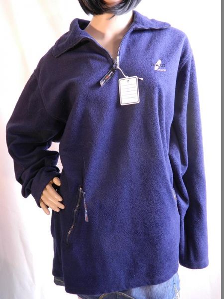 Maui Sports Fleece-Pullover Blau, Gr. XL