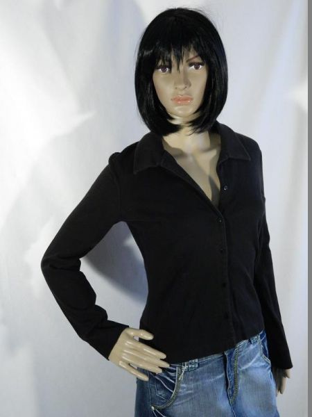 S. Oliver Hemd Schwarz Gr. S