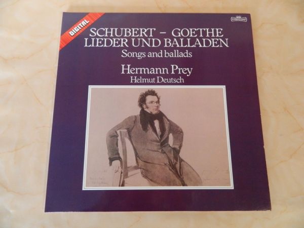 2 LPs Schubert-Goethe, Lieder und Balladen
