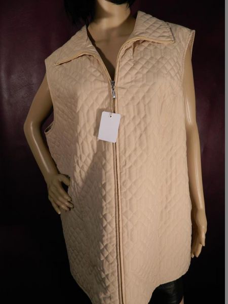 Clarina Steppweste Beige Gr. 48