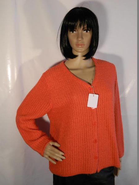 Bonita Strickjacke Orange Gr. M