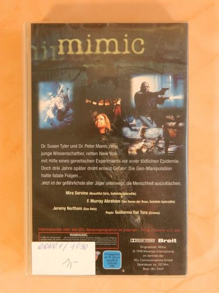 VHS "Mimic - Angriff der Killerinsekten"