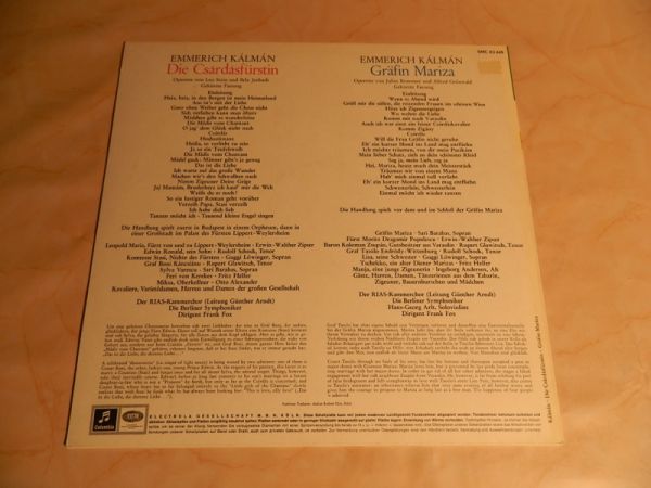 LP E.Kalman, Die Csardasfürstin