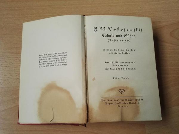 Schuld und Sühne von Dostojewski, Band 1-2