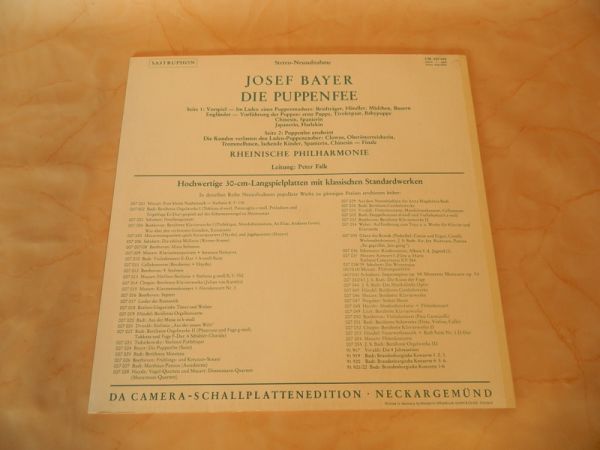 LP J.Bayer, Die Puppenfee