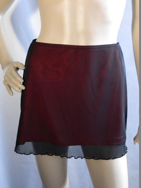 Pimkie Stretch-Rock Rot/Schwarz, Gr. 36