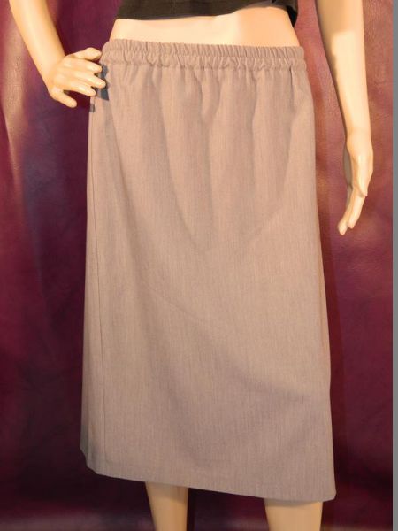 Stehmann Rock Grau mit Gummizug, Gr. 24