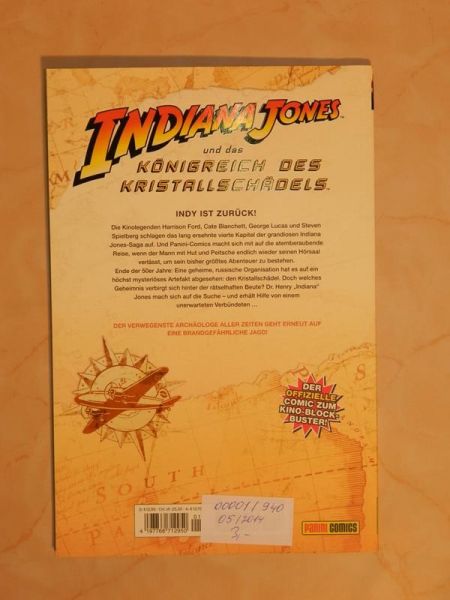Comic zum Kinofilm "Indiana Jones und das Königreich des Kirstallschädels"