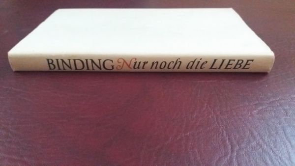 Rudolf G. Binding, Nur noch die Liebe ist stark