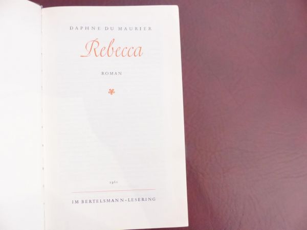 Daphne du Maurier, Rebecca