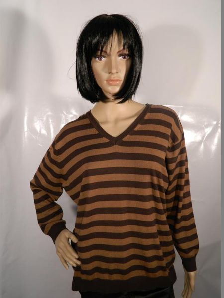 Joy Pullover Braun Gestreift Gr. 40