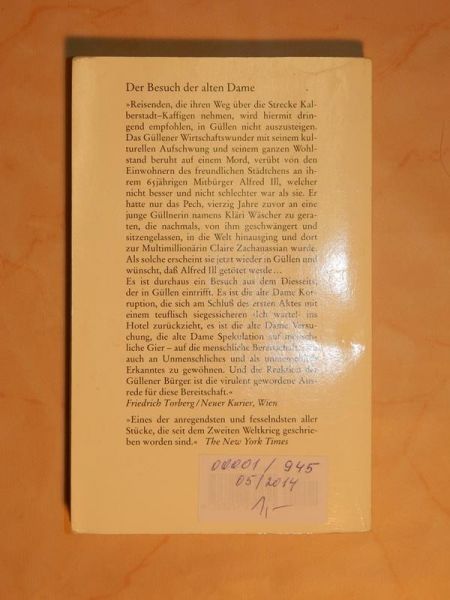 Tragische Komödie "Der Besuch der alten Dame" von Dürrenmatt