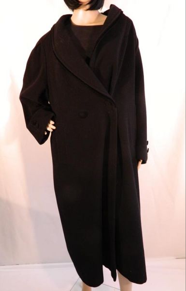 Mantel Schwarz Gr. 40