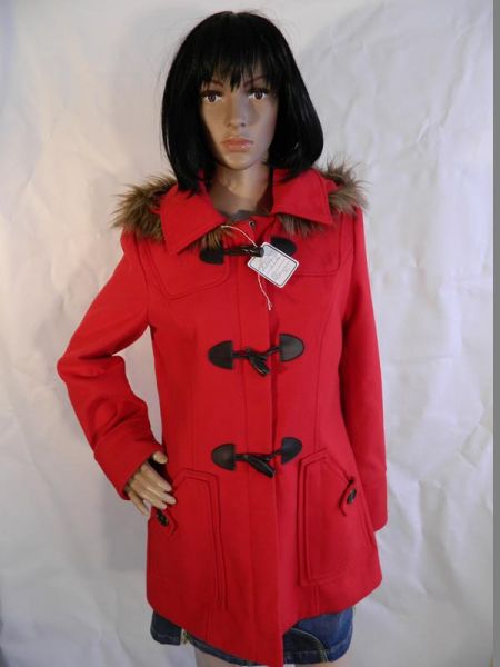Designers Fleece-Mantel, Rot, Gr. 40
