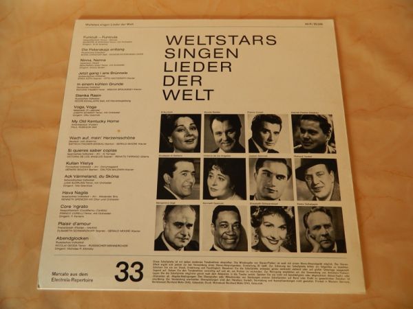 LP Weltstars singen Lieder der Welt