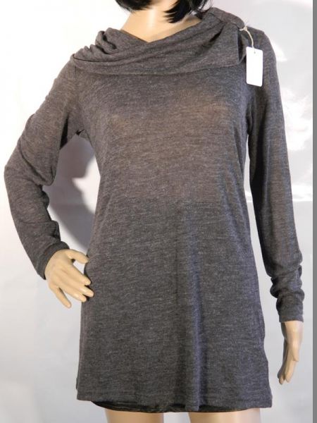 Shirt Grau Rollkragen Gr. M