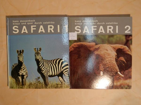 "Safari - Kreuz und quer durch Ostafrika" von Hans Dossenbach, Band 1 und 2