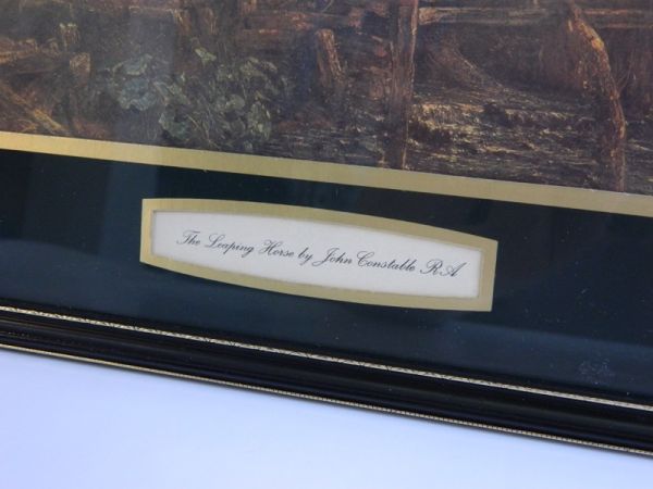 The Leaping Horse by John Constable RA, eingerahmt