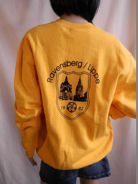 Fruit Of The Loom Pullover Gelb, Gr. XL