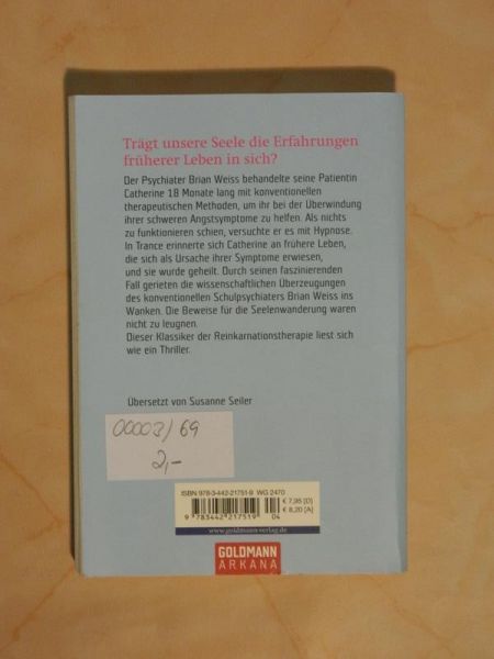 "Die zahlreichen Leben der Seele" von Brian L. Weiss