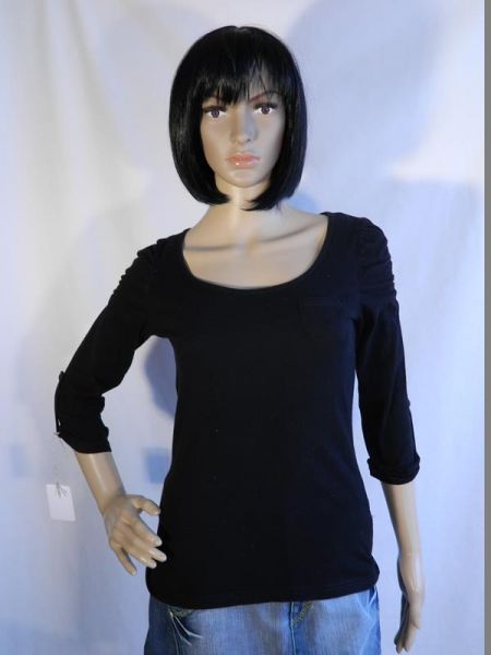Shirt, Schwarz, ca. Gr. 38