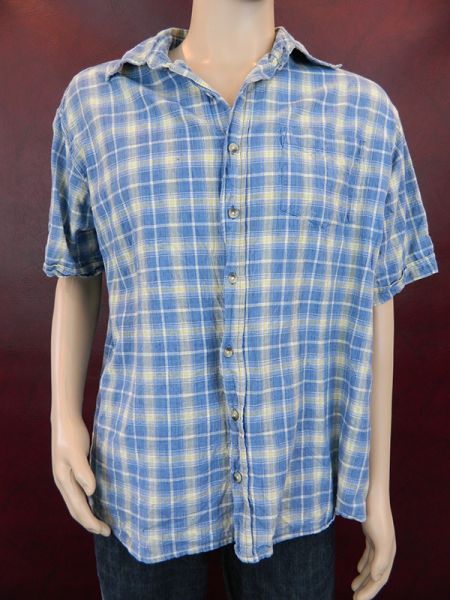 C&A Hemd, Kariert, Blau/Gelb/Weiß, Gr. 46/XXL