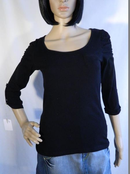 Shirt, Schwarz, ca. Gr. 38