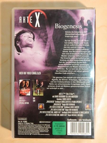 VHS "Akte X - Biogenesis"