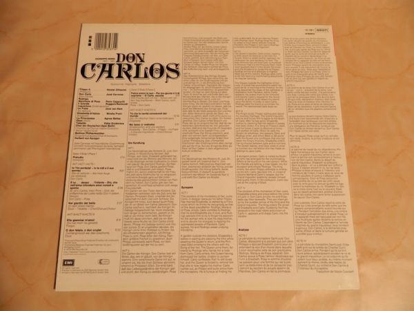 LP Verdi, Don Carlos