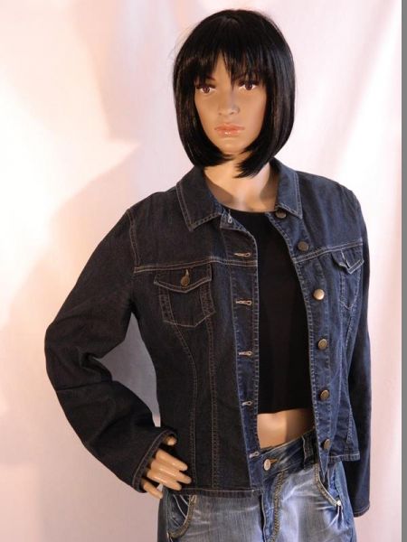 Comma Jeansjacke Blau Gr. 42