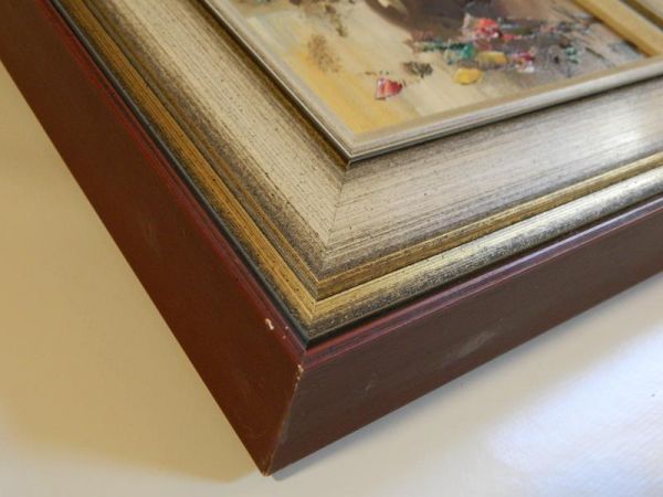 Gemälde Öl auf Leinwand Nilsen