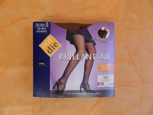 Strumpfhose Schwarz Gr. 38/40